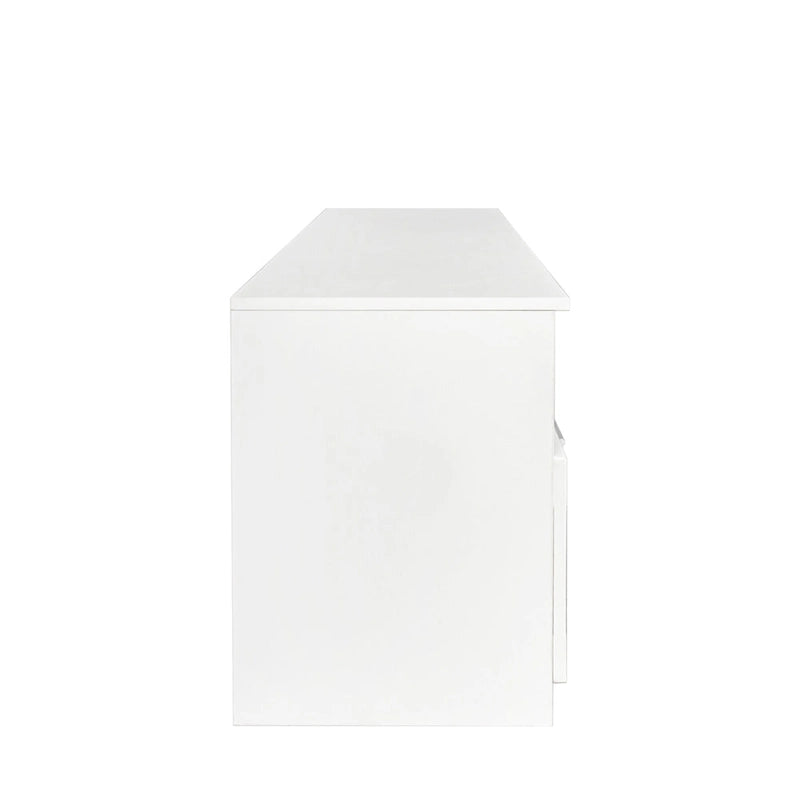 Meuble TV 70,87 po avec 3 espaces de rangement et 3 tiroirs