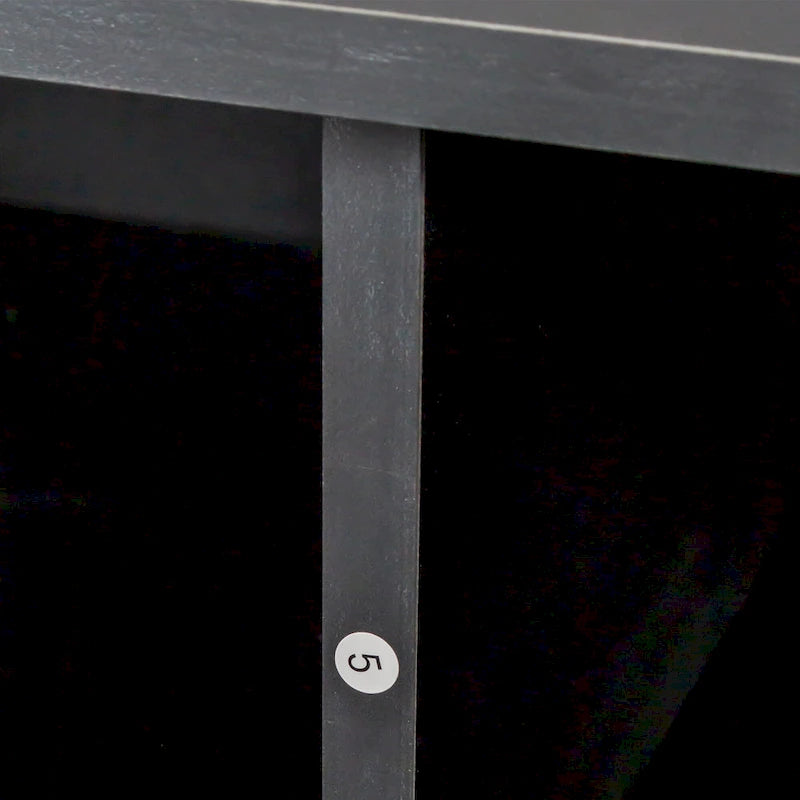 Meuble TV 70,87 po avec 3 espaces de rangement et 3 tiroirs