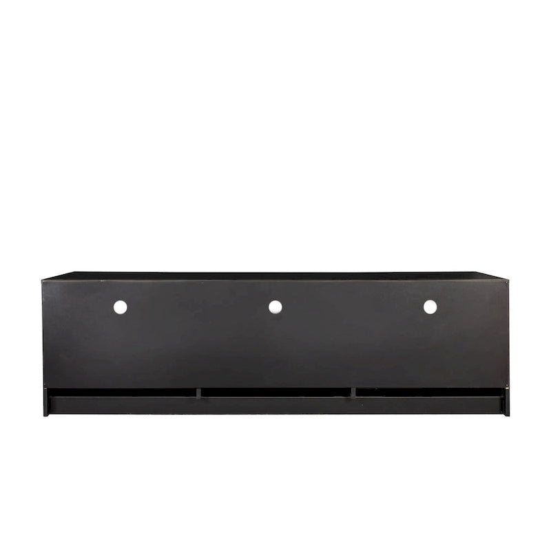 Meuble TV 70,87 po avec 3 espaces de rangement et 3 tiroirs