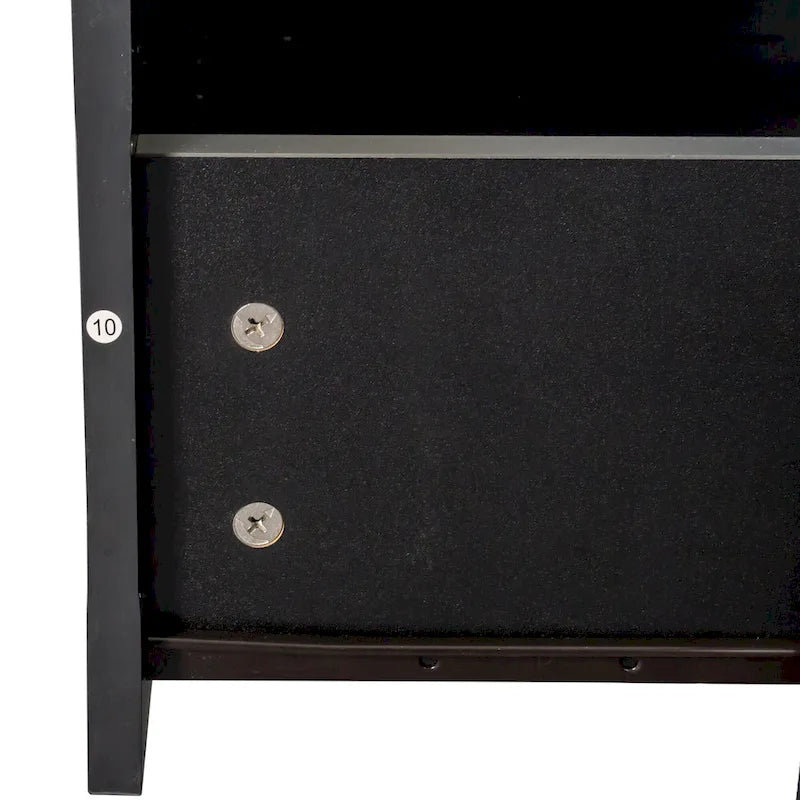 Meuble TV 70,87 po avec 3 espaces de rangement et 3 tiroirs