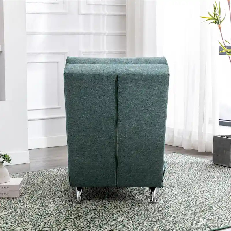 Chaise longue en lin d'intérieur