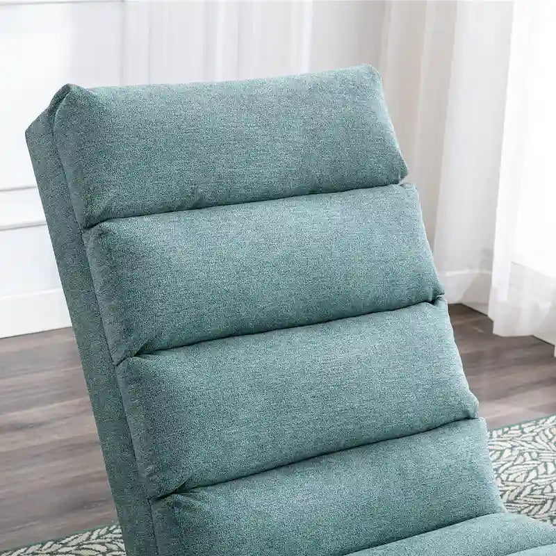 Chaise longue en lin d'intérieur