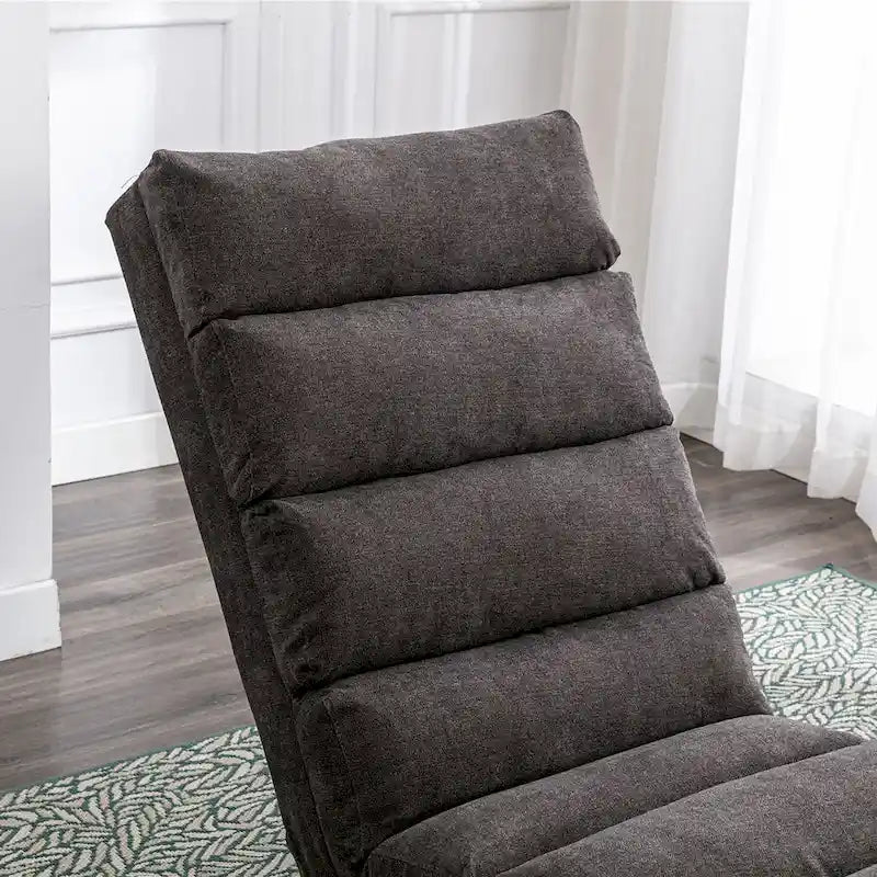 Chaise longue en lin d'intérieur