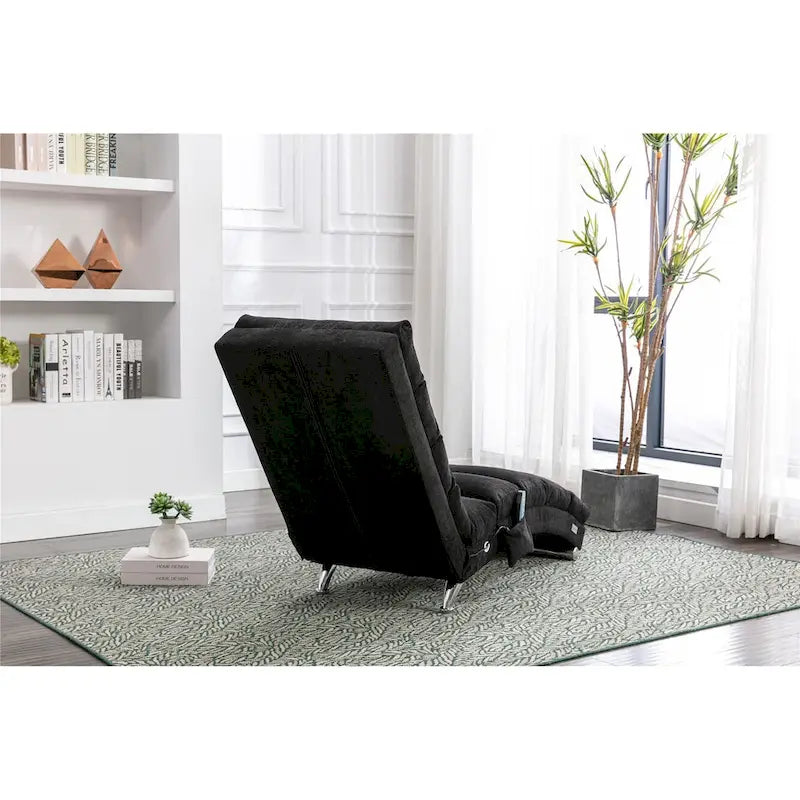 Chaise longue en lin d'intérieur
