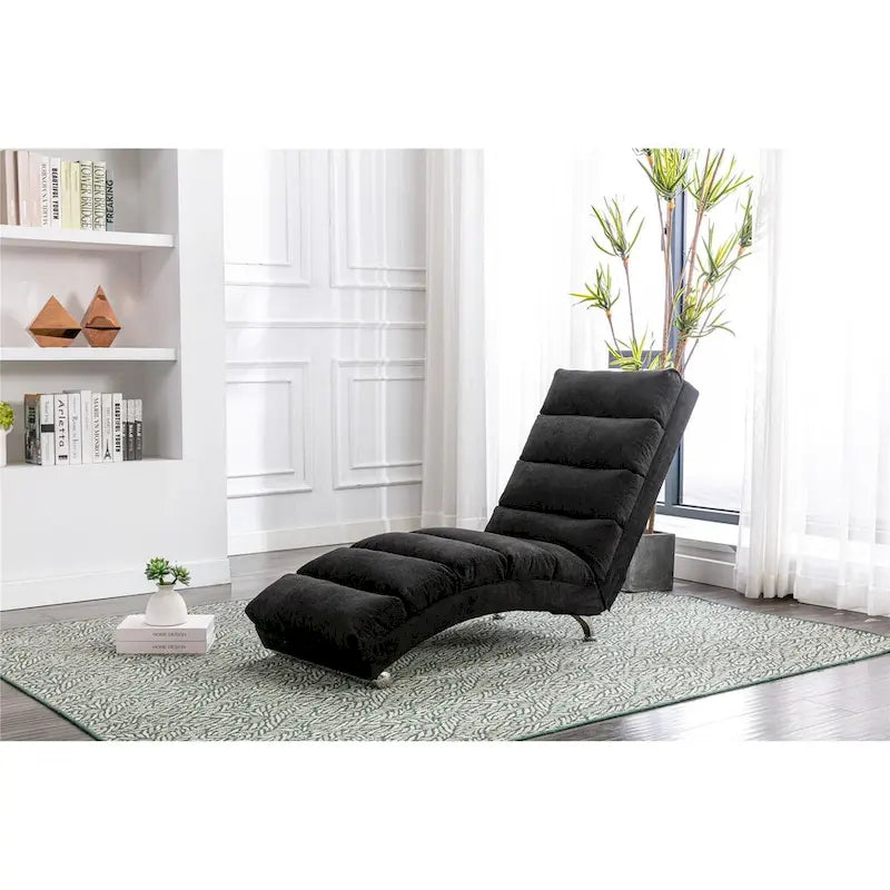 Chaise longue en lin d'intérieur