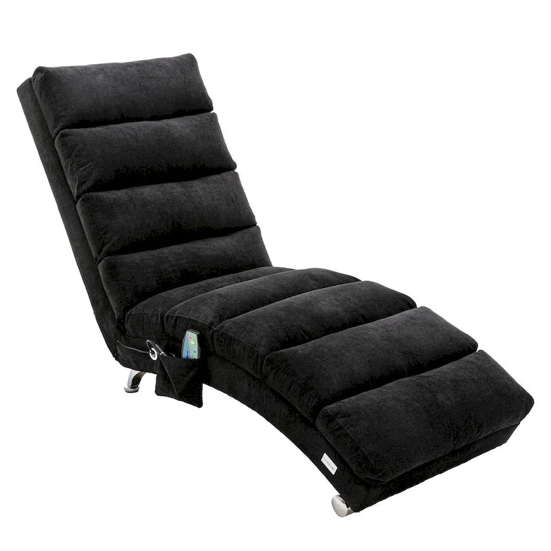 Chaise longue en lin d'intérieur