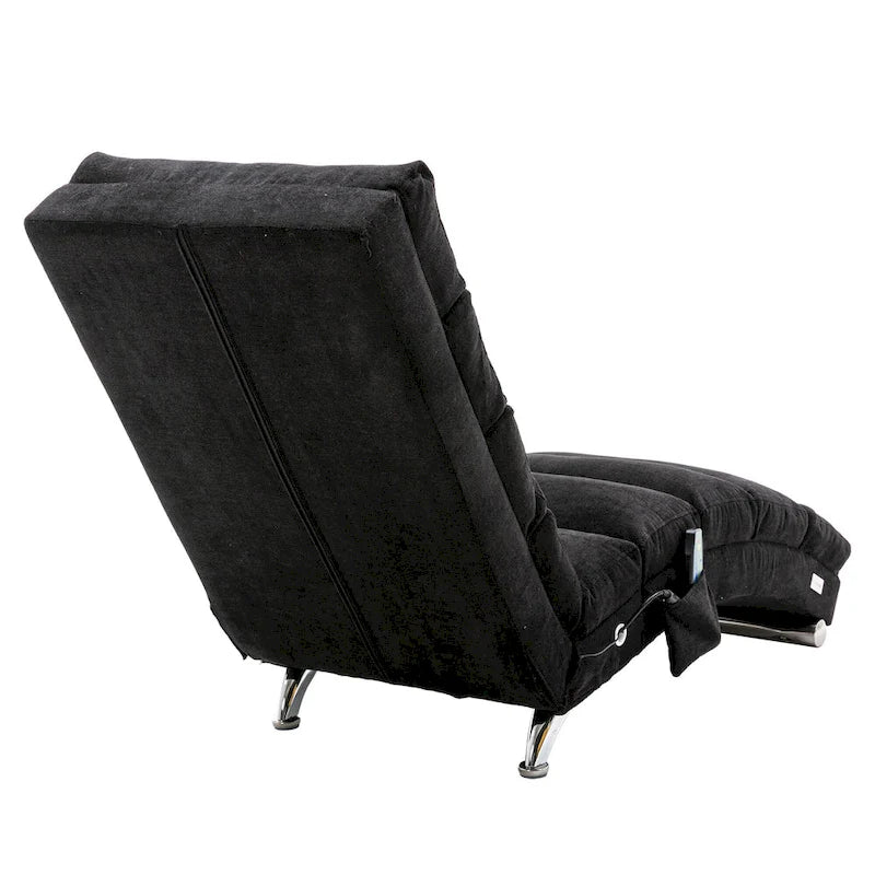 Chaise longue en lin d'intérieur