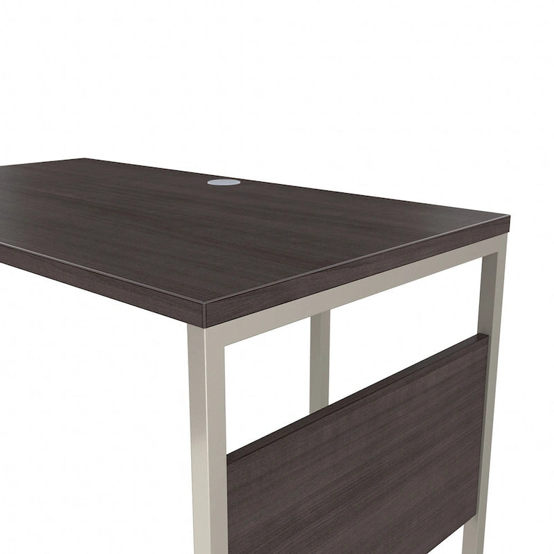 Bureau en L de 72 po avec classeur mobile à 3 tiroirs