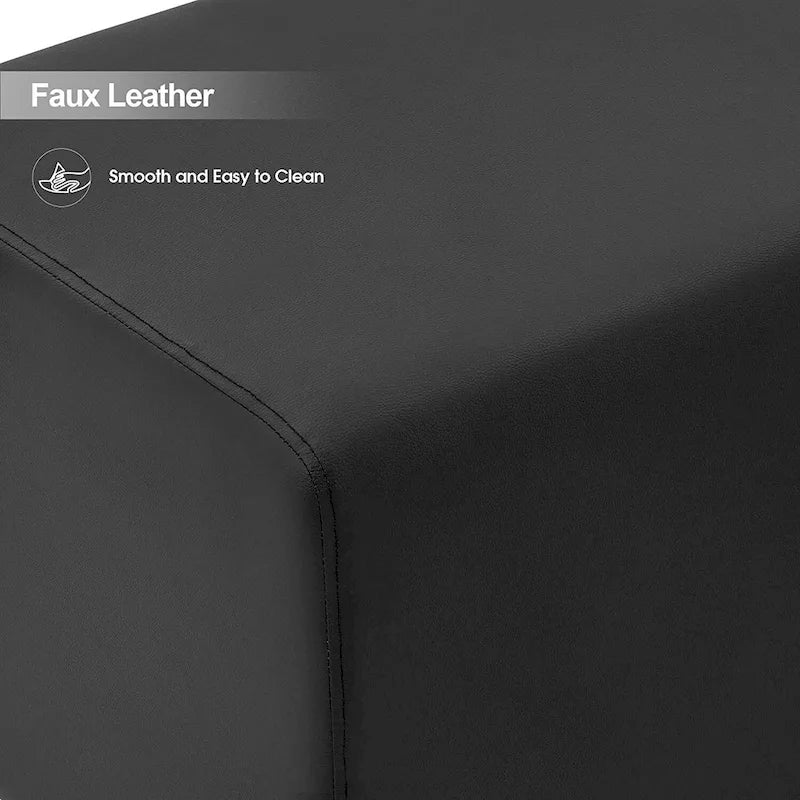 Chaises de salle d'attente pour entrée et magasin, simili cuir