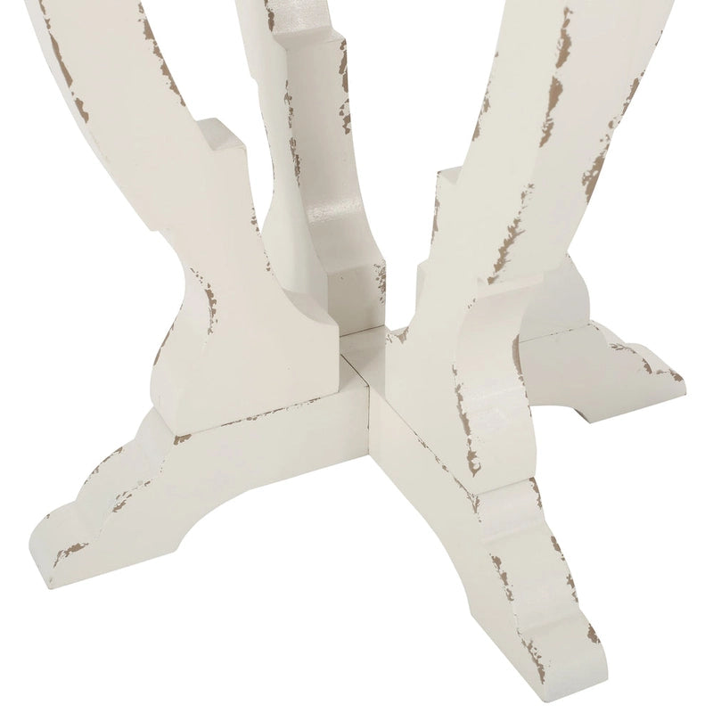 Table d'appoint ronde de style champêtre français