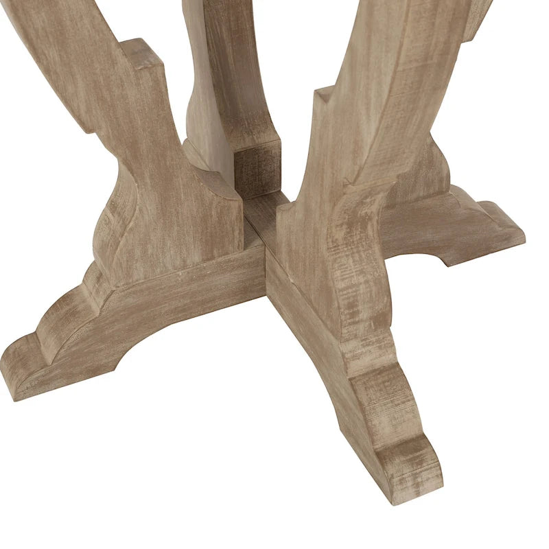 Table d'appoint ronde de style champêtre français