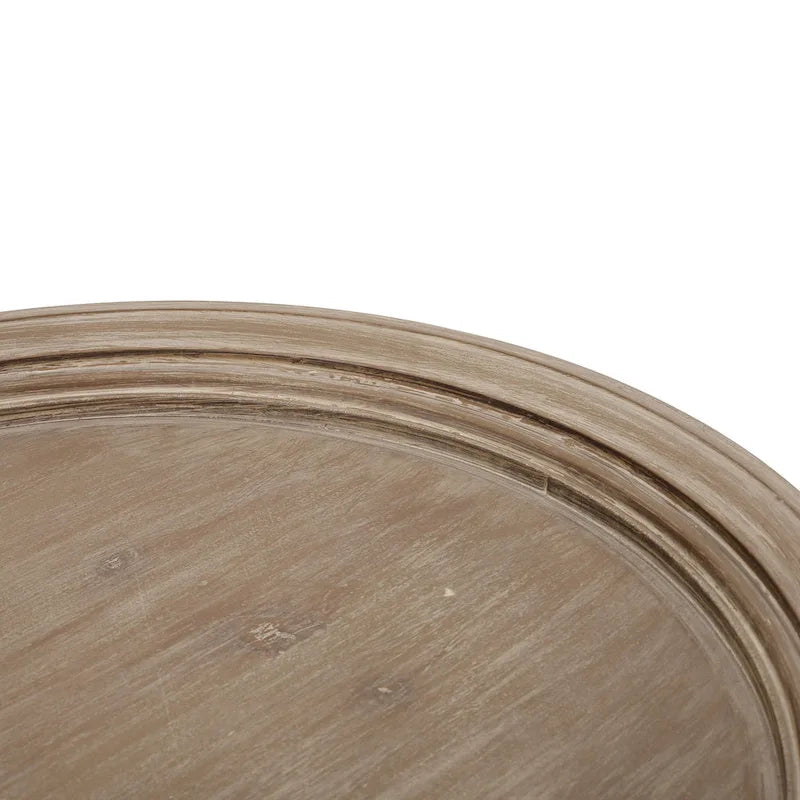 Table d'appoint ronde de style champêtre français