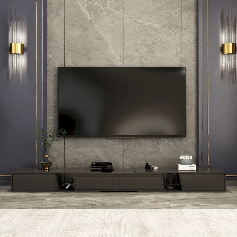Meuble TV moderne et extensible pour téléviseurs jusqu'à 120