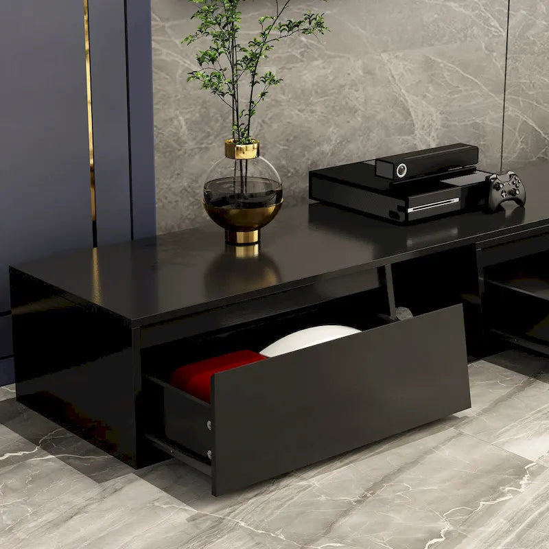 Meuble TV moderne et extensible pour téléviseurs jusqu'à 120
