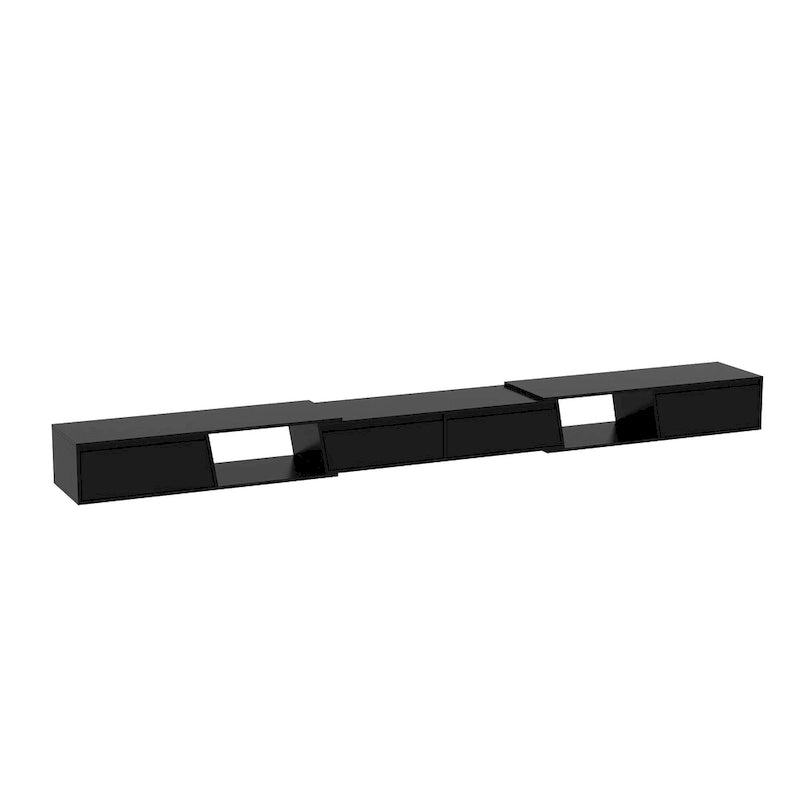 Meuble TV moderne et extensible pour téléviseurs jusqu'à 120