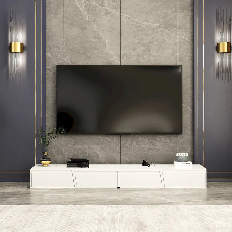 Meuble TV moderne et extensible pour téléviseurs jusqu'à 120