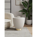 Table d'appoint rembourrée moderne