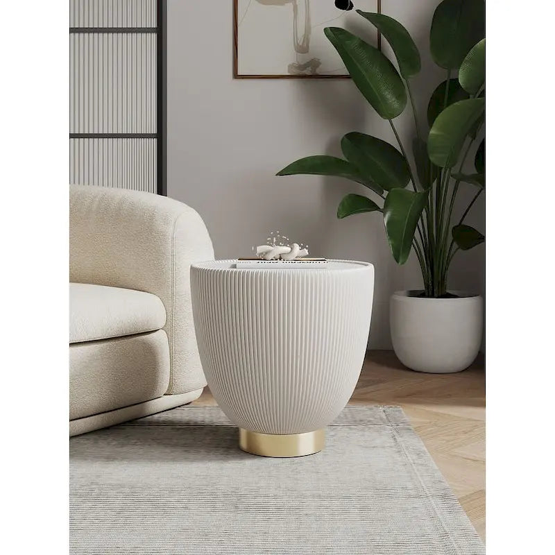 Table d'appoint rembourrée moderne
