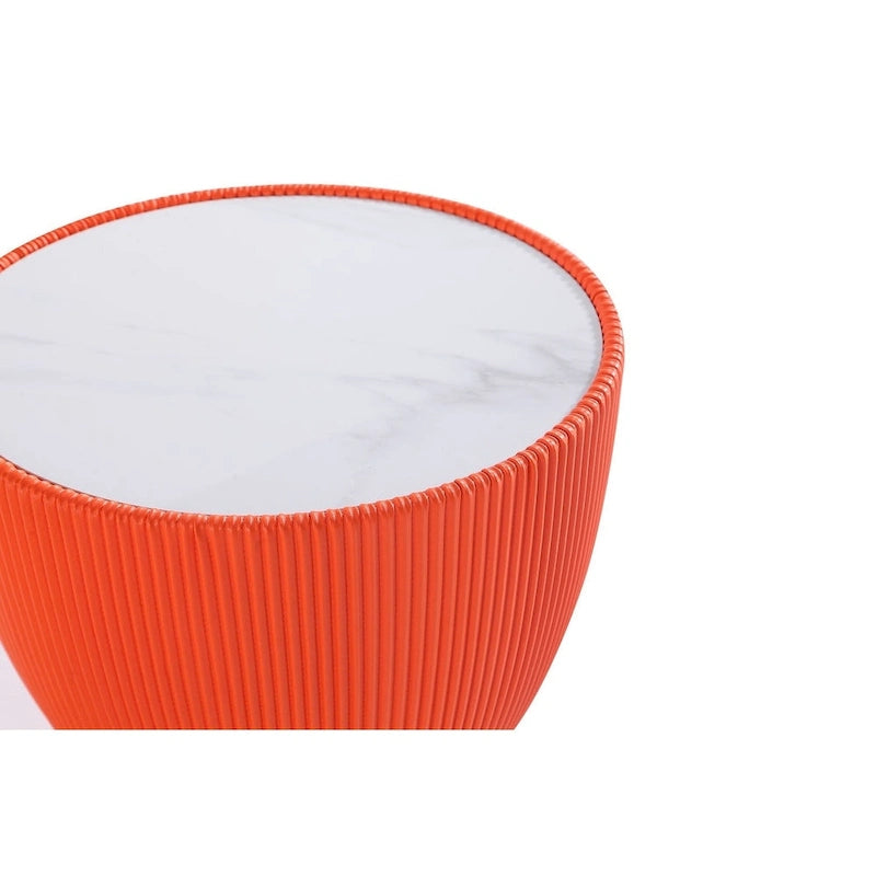 Table d'appoint rembourrée moderne