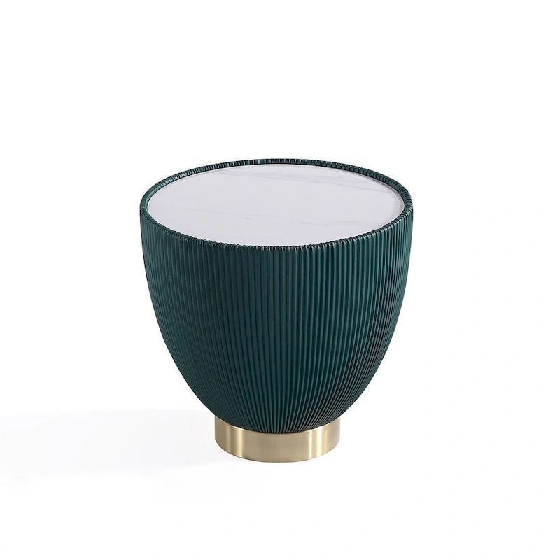 Table d'appoint rembourrée moderne