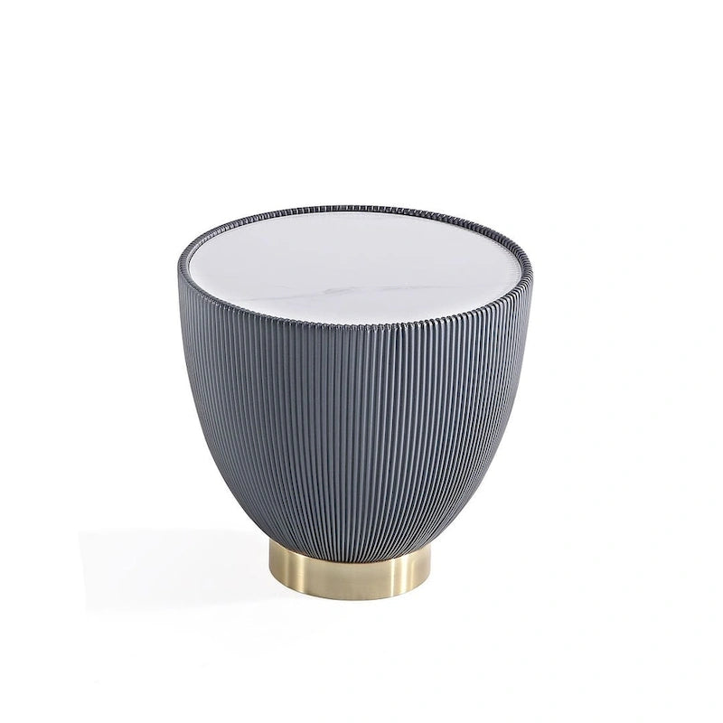 Table d'appoint rembourrée moderne