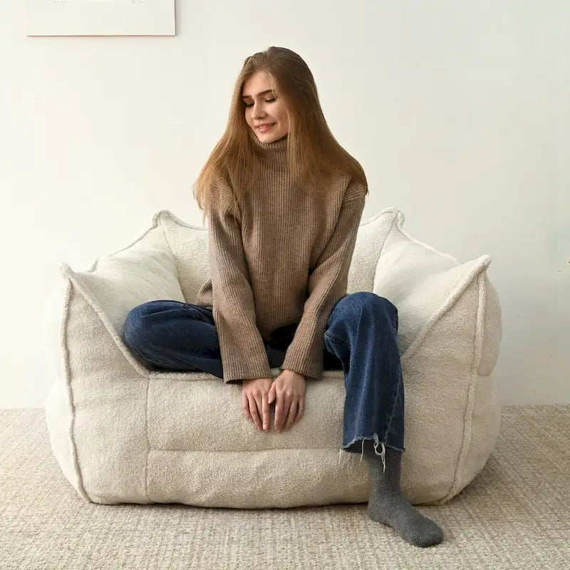Fauteuils poire une place pour salon