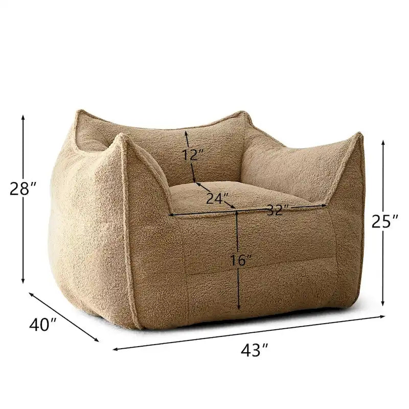 Fauteuils poire une place pour salon