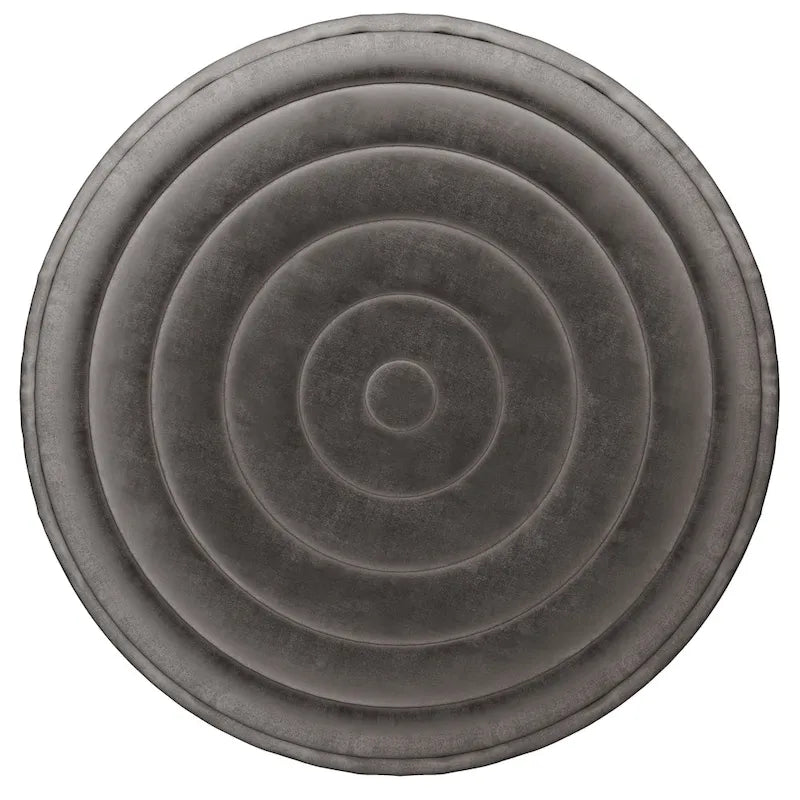 Pouf rond bohème en velours