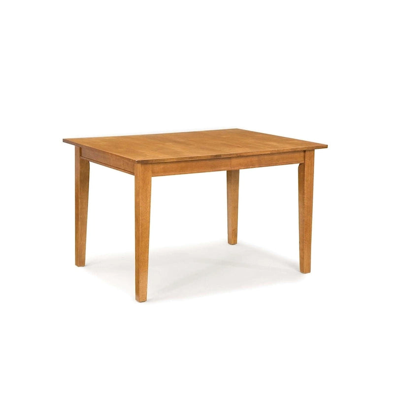 Table de salle à manger rectangulaire Arts and Crafts avec rallonge