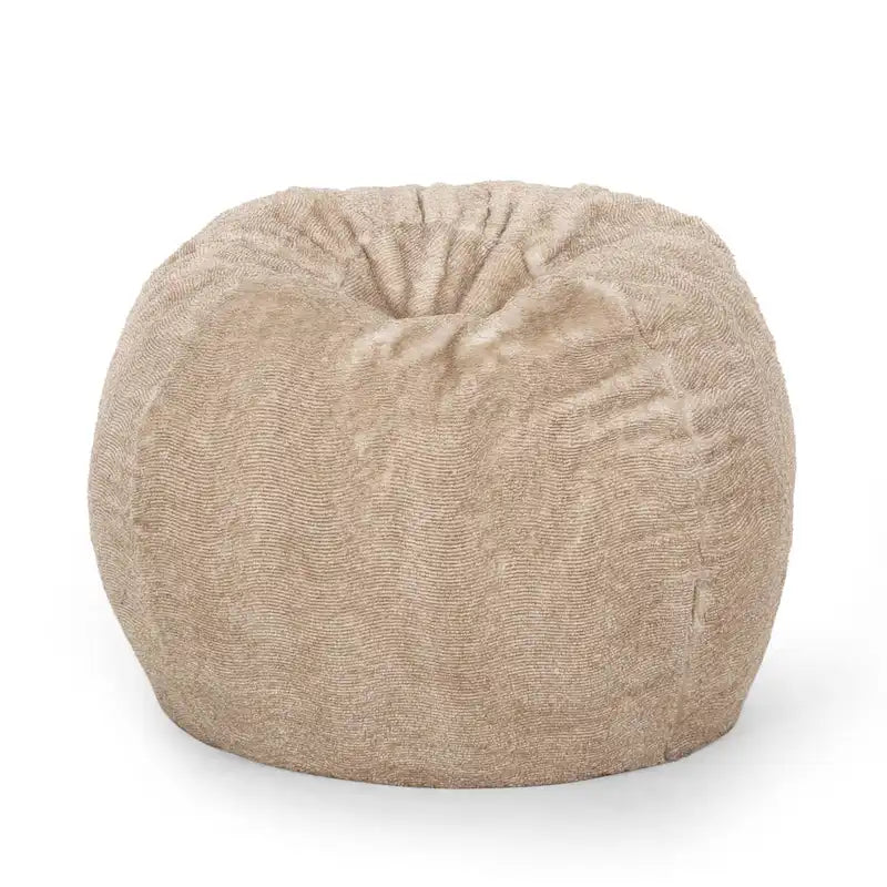 Pouf d'hiver en fausse fourrure Modern Glam
