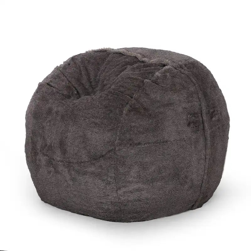 Pouf d'hiver en fausse fourrure Modern Glam