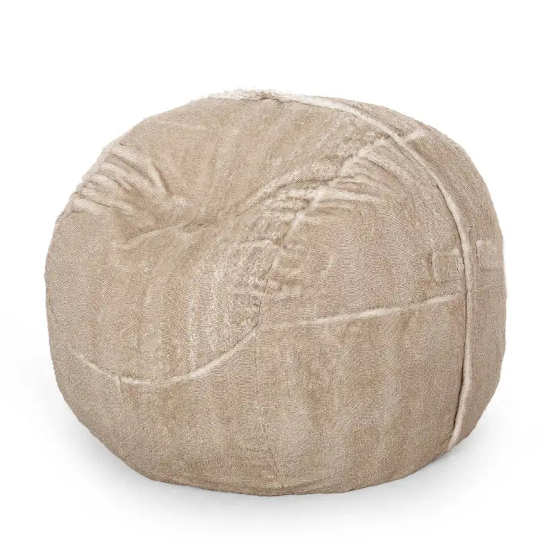 Pouf d'hiver en fausse fourrure Modern Glam