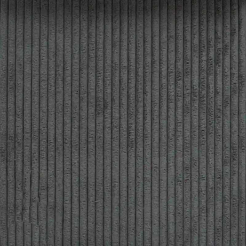 Grand pouf rond en velours côtelé pour l'intérieur