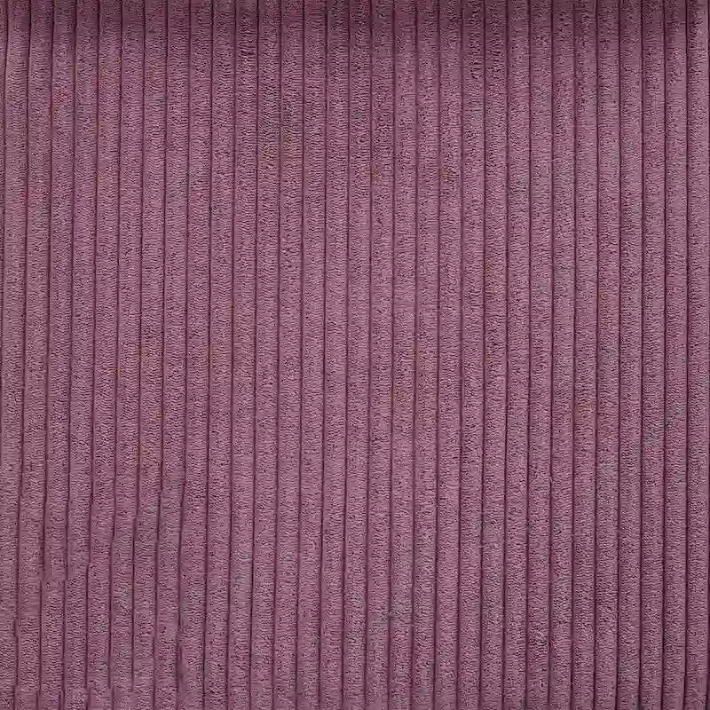 Grand pouf rond en velours côtelé pour l'intérieur