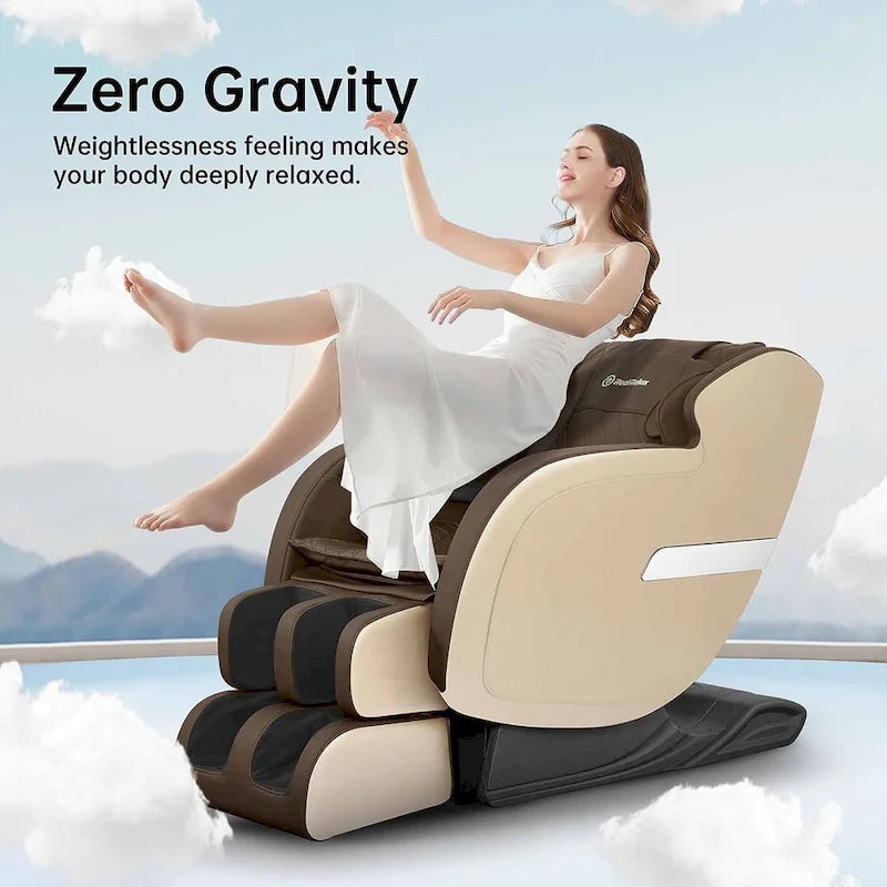 Fauteuil de massage corporel complet zéro gravité avec rail SL et contrôle par application