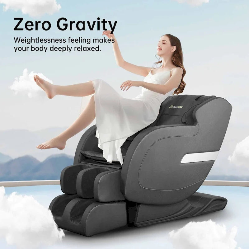 Fauteuil de massage corporel complet zéro gravité avec rail SL et contrôle par application