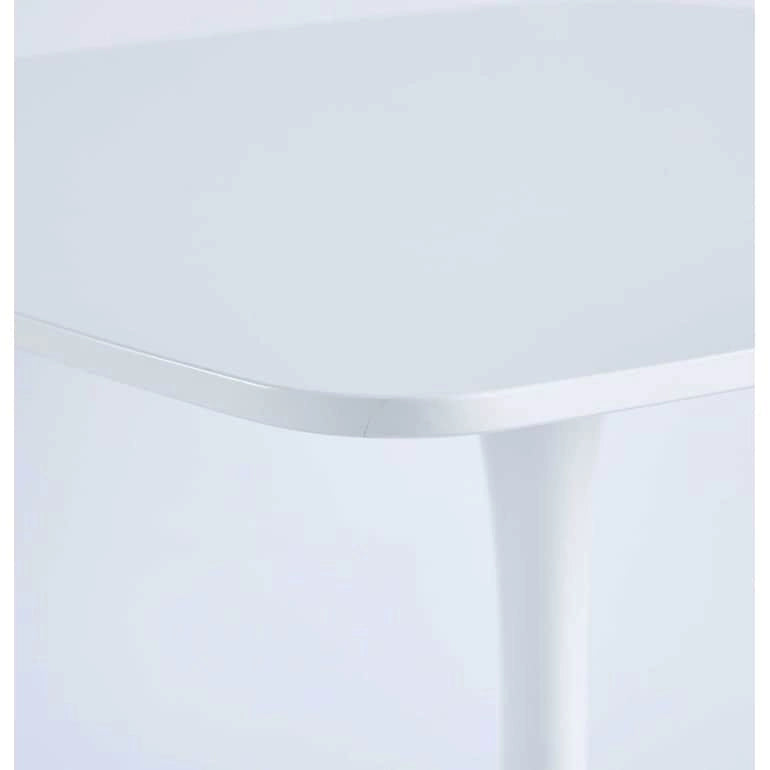 Table à manger ronde à pied central de 80 cm pour 2 à 4 personnes