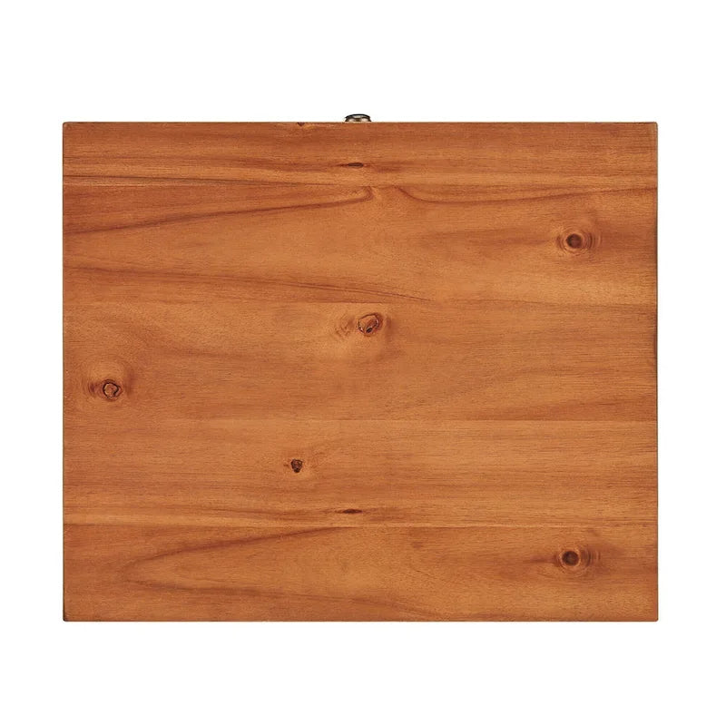 Table d'appoint en bois à 1 tiroir, style moderne du milieu du siècle