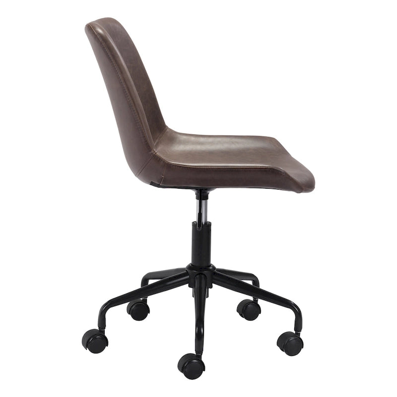 Chaise de bureau moderne Mid-Century - Marron