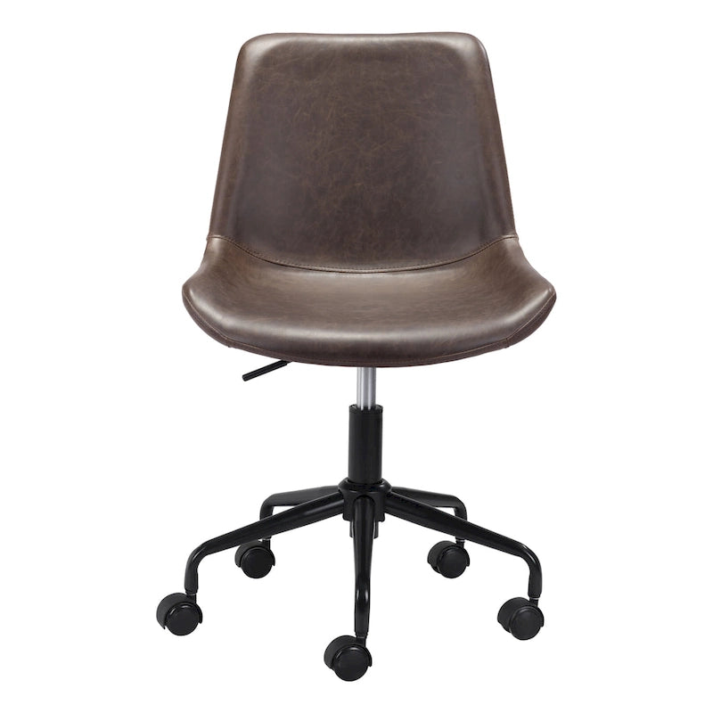 Chaise de bureau moderne Mid-Century - Marron