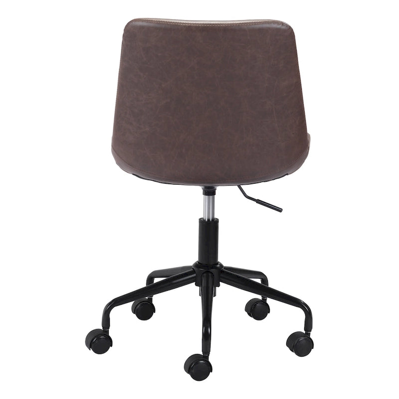 Chaise de bureau moderne Mid-Century - Marron