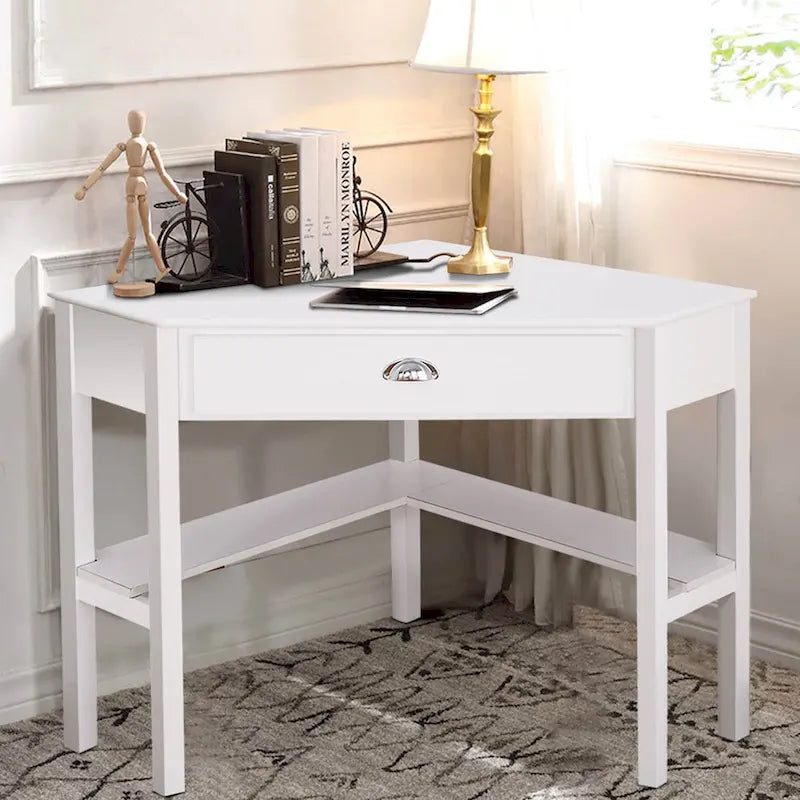 Bureau d'angle pour ordinateur en bois, table de travail, bureau d'angle pour ordinateur portable