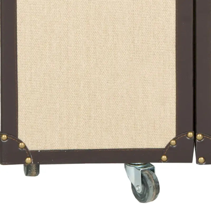 Meuble bar de rangement beige - 24Lx18Px42H