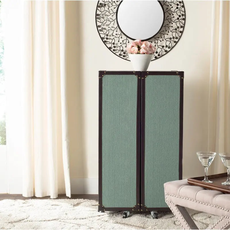 Meuble bar de rangement beige - 24Lx18Px42H