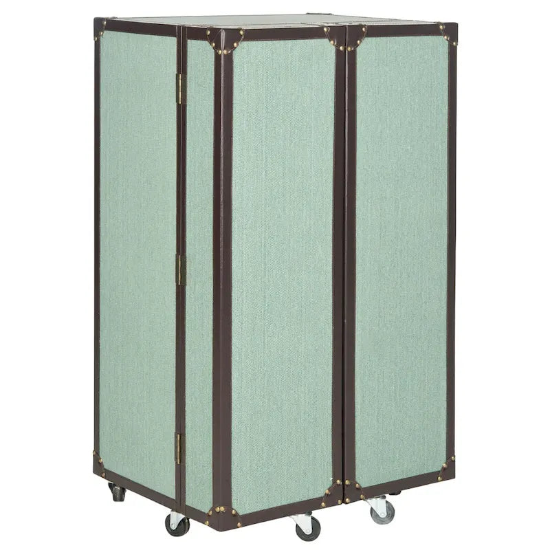 Meuble bar de rangement beige - 24Lx18Px42H
