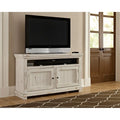 Willow Distressed White Entertainment Collection