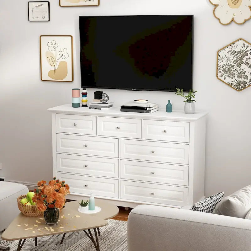 Commode polyvalente 55.1 : Rangement chic pour toute pièce Meuble TV Table d'appoint