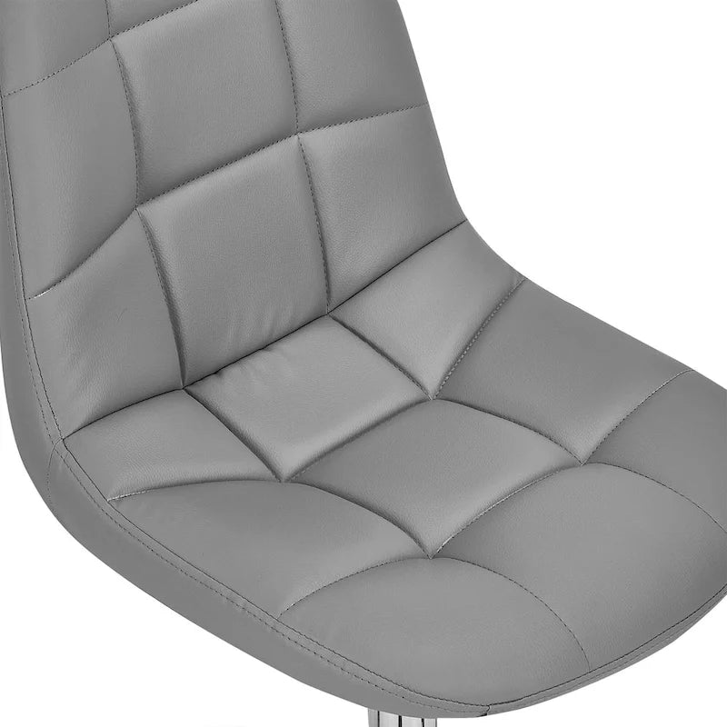 Chaise de bureau à domicile sans accoudoirs, chaise de bureau d'ordinateur réglable en hauteur avec roulettes