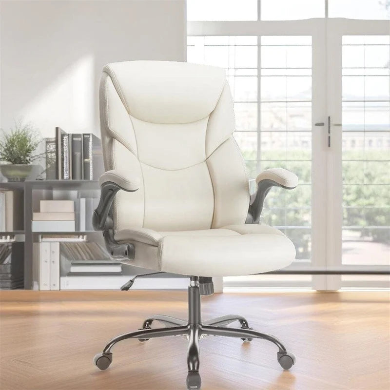 Chaise de bureau ergonomique réglable avec accoudoirs relevables